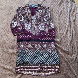 Beautiful multi-print Massimo Dutti dress